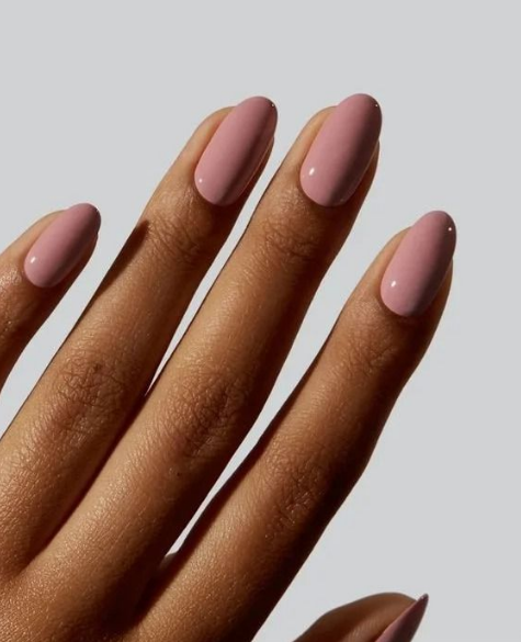 Soft Pink Tone Nails