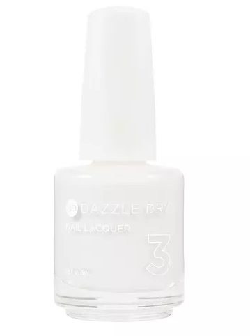 Dazzle Dry Nail Lacquer in White Lightning