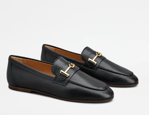 Tod's Black Loafers 