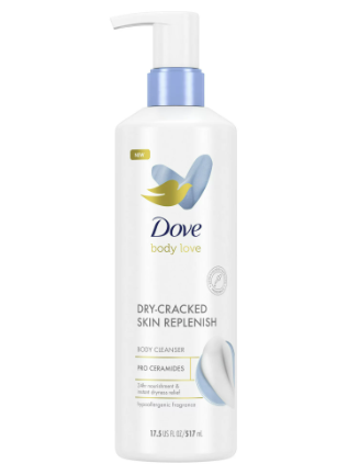 Dove Dry-Cracked Skin Replenish Cleanser
