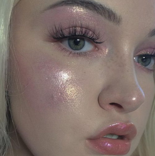 Glitter and Shimmer Makeup