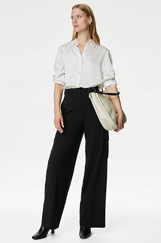 M&S Wide Leg Trousers