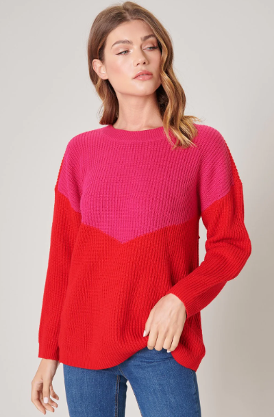 Color Block Sweater