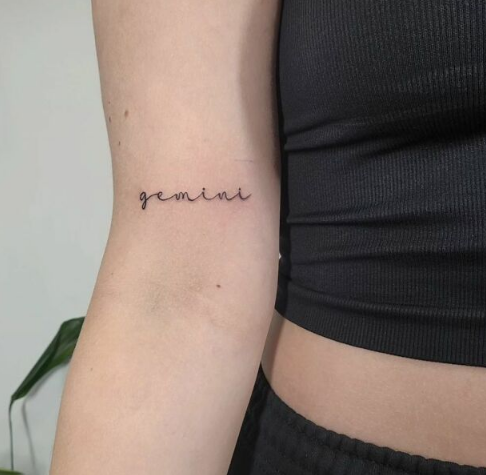Zodiac Star Sign Tattoo