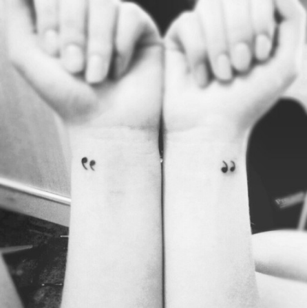 Punctuation Marks tattoo