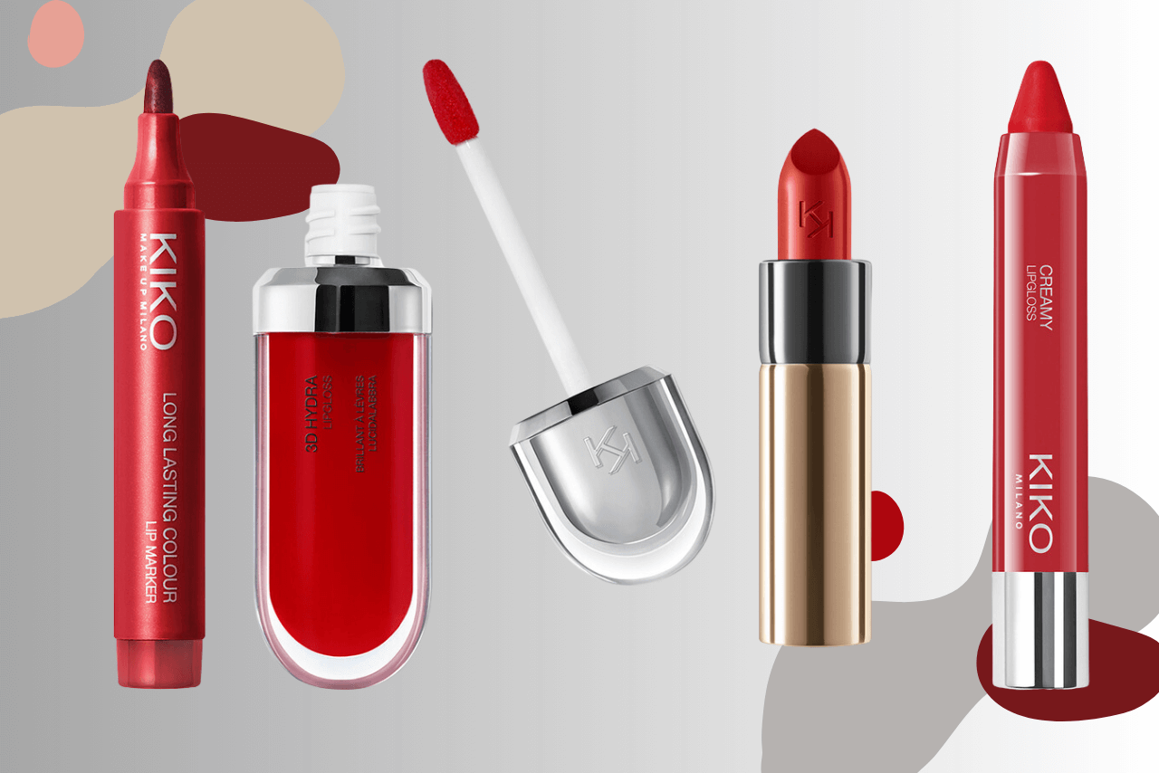 Stunning Red Makeup Looks for Fall with Kiko Milano Lipsticks